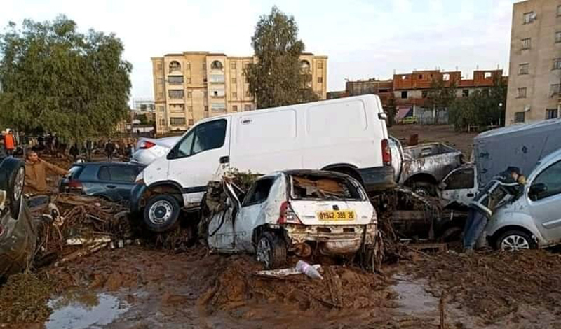 الجزائر وفيات وخسائر جسيمة في الفيضانات الأخيرة (صور)