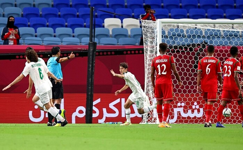coupe arabe 2021 irak . oman 1 . 1