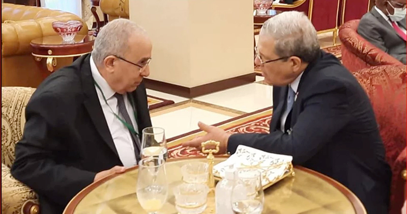 وزيري الخارجية التونسي والجزائري